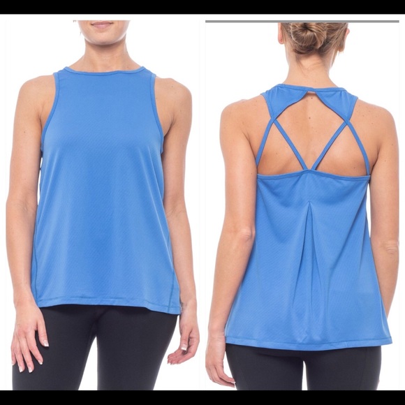 Shape Tops - X-Over Tank Top- Silky performance